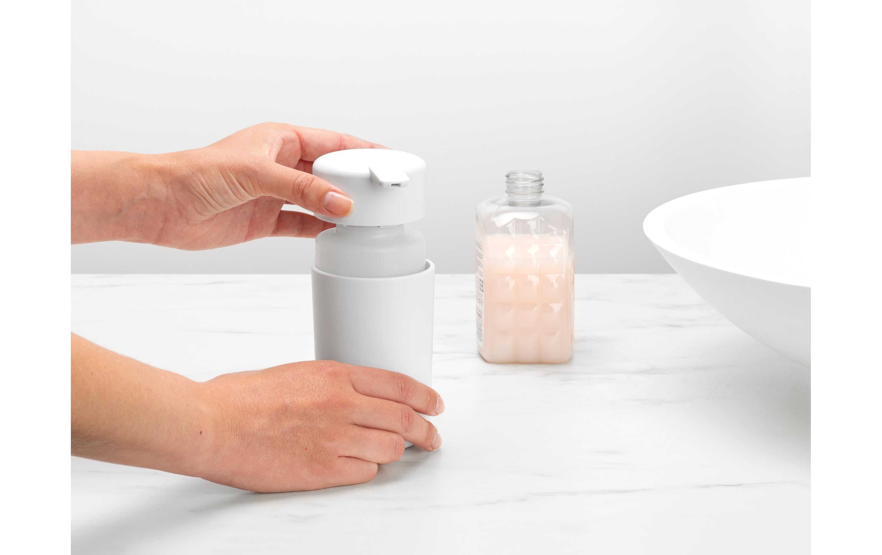 Brabantia Seifenspender ReNew 250 ml, Weiss