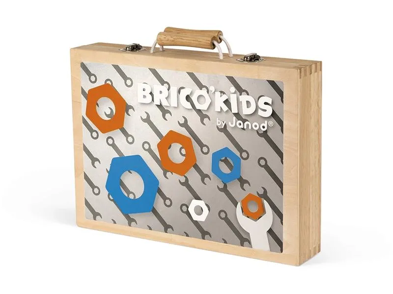 Janod Handwerker Brico'Kids Werkzeugkoffer Holz Janod Handwerker Brico'Kids Werkzeugkoffer Holz