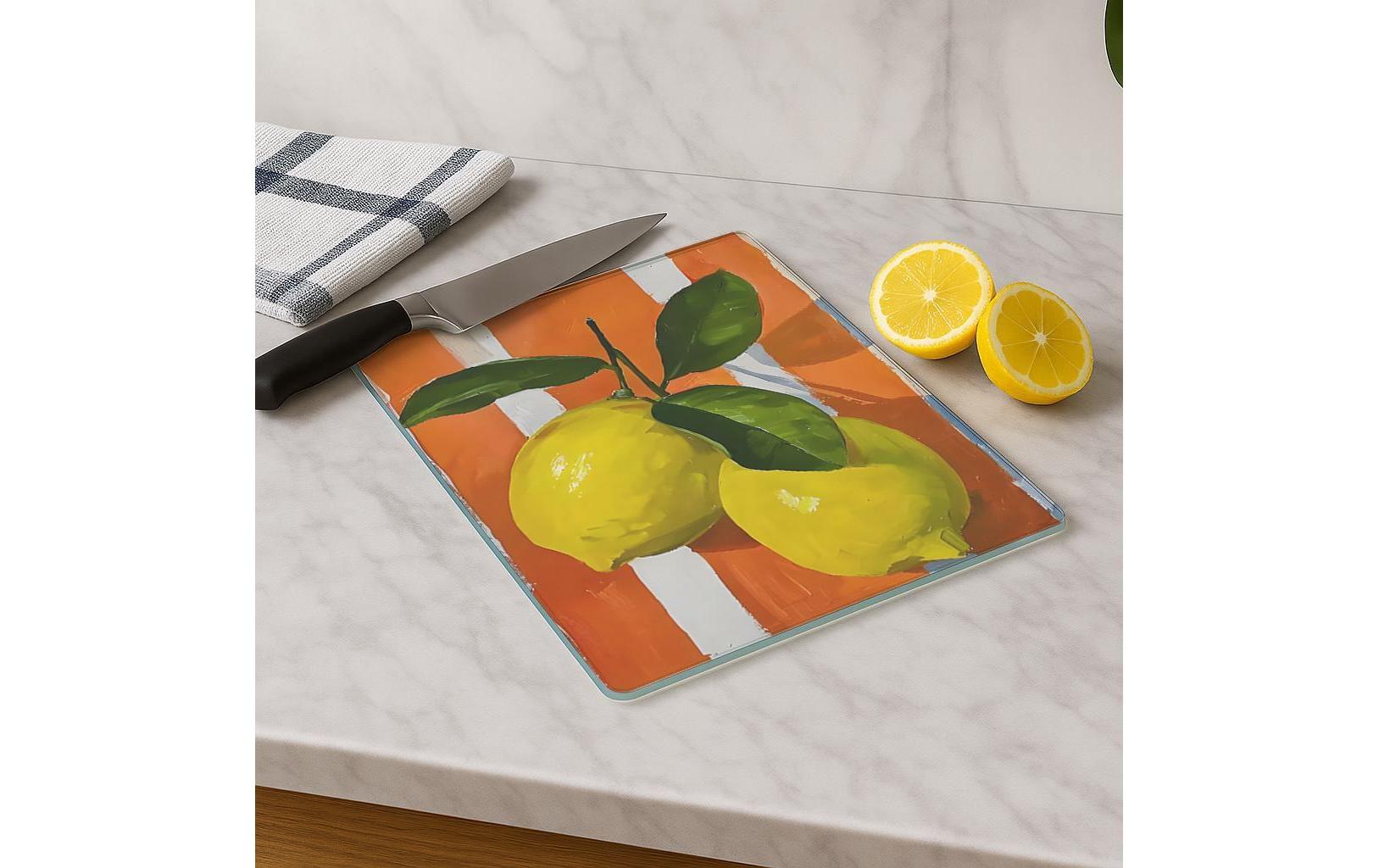 Hermia Schneidebrett Zitrone 30 cm x 40 cm