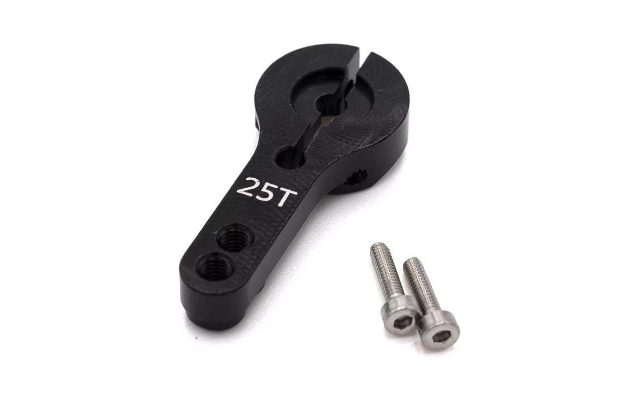 Hobbytech Servoarm Aluminium 24 mm 25T Schwarz