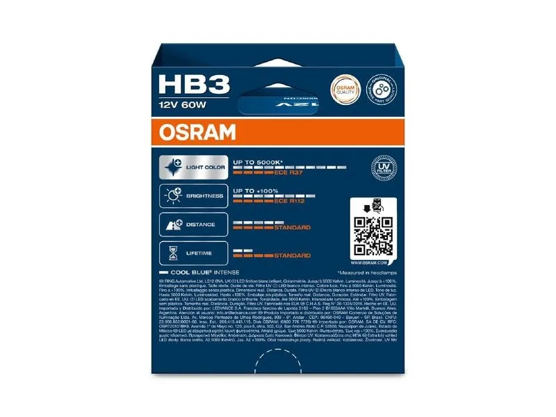 OSRAM HB3 COOL BLUE INTENSE PKW OSRAM HB3 COOL BLUE INTENSE PKW