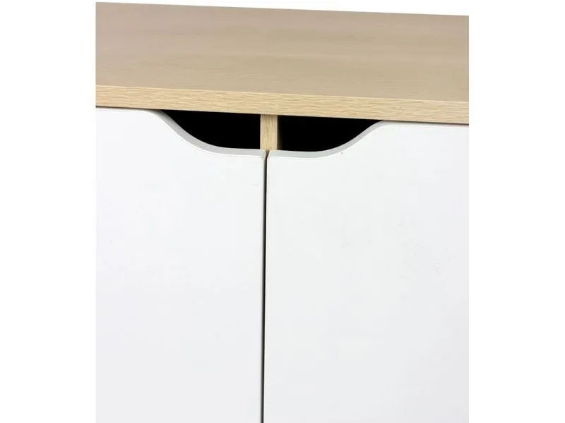 relaxdays TV-Möbel Vintage Style 140 cm, Hellbraun 60 Zoll relaxdays TV-Möbel Vintage Style 140 cm, Hellbraun 60 Zoll