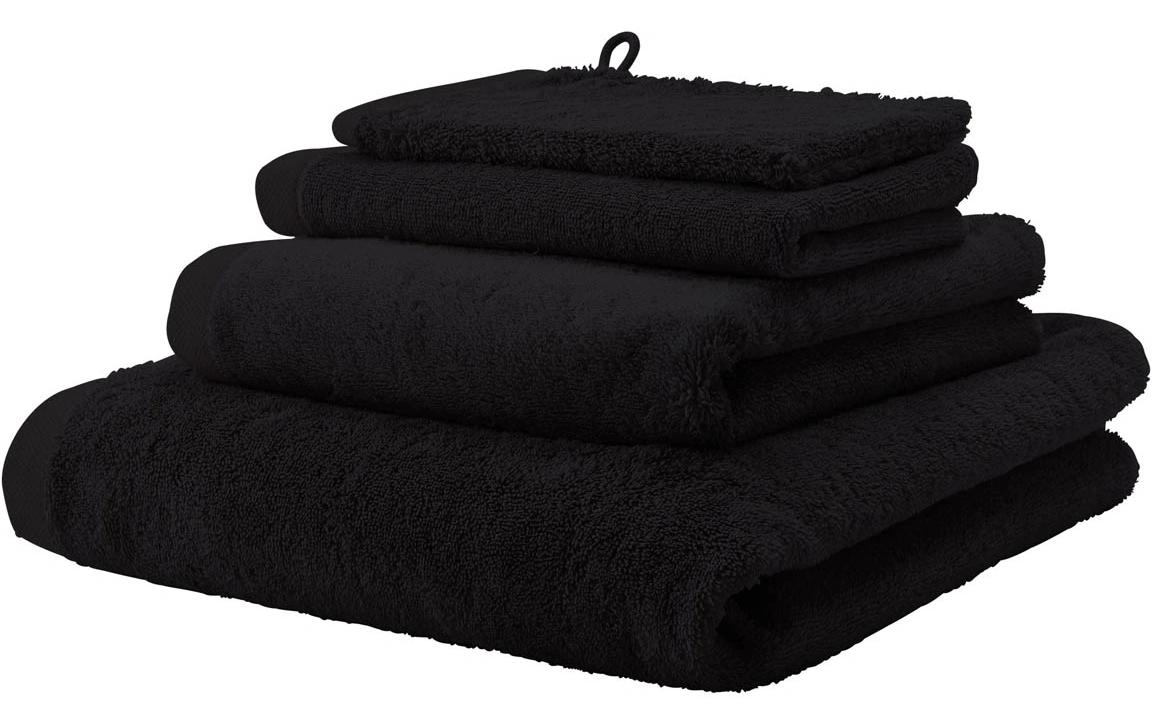 Aquanova Waschhandschuh London 1 Stück 16 x 22 cm, Schwarz