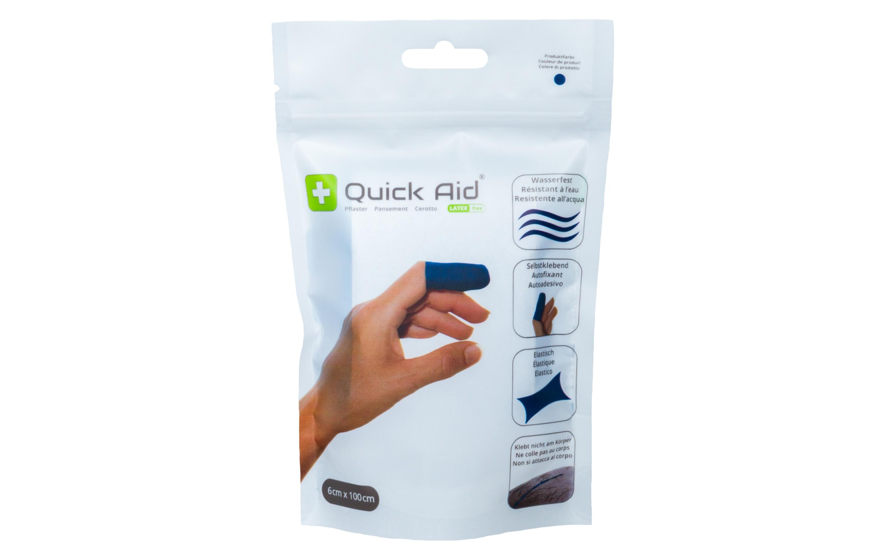 Quick Aid Pflaster blau, 6 x 100 cm