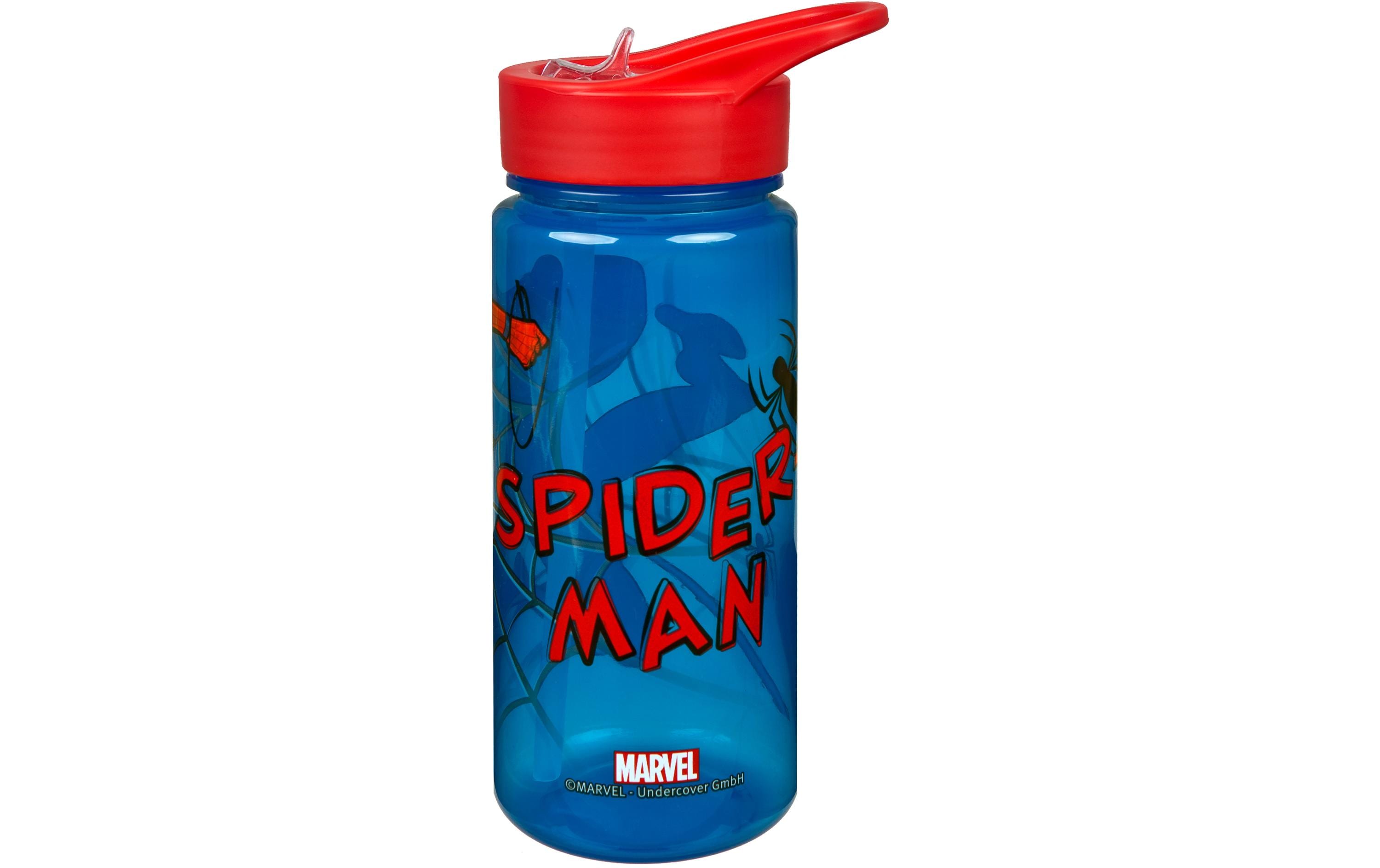 Scooli Trinkflasche Spiderman 500 ml, Blau/Rot