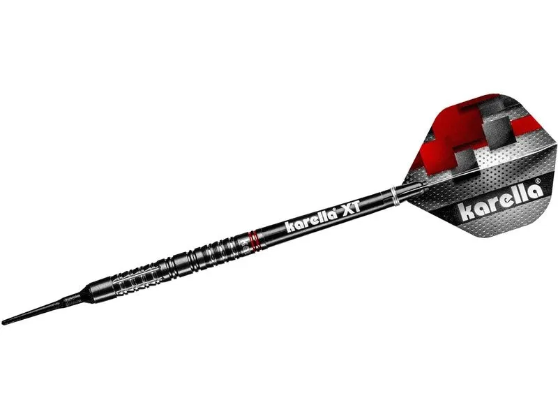 Karella Dartpfeile Softdart SuperDrive 20g, 3 Stück – Schwarz
