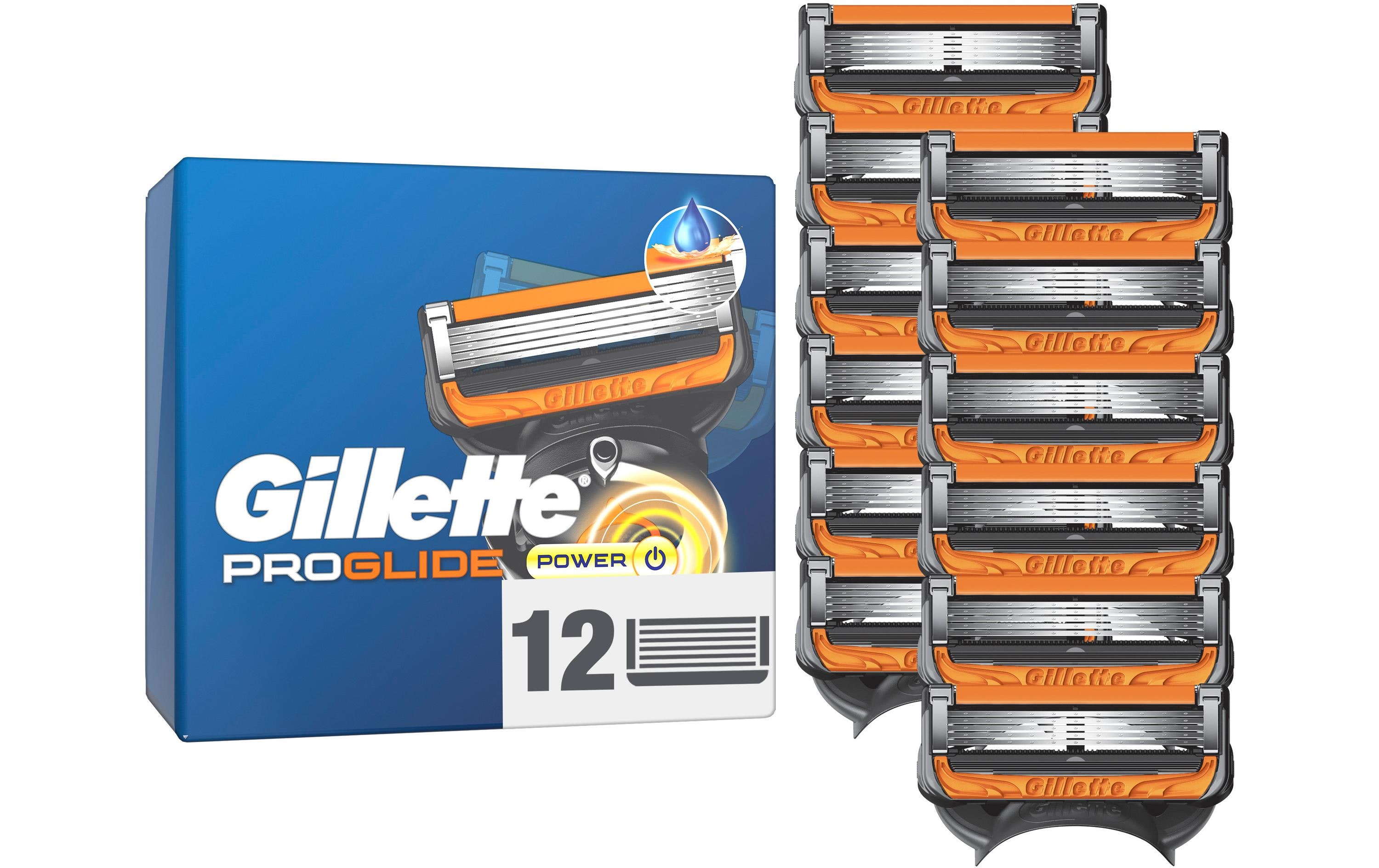 Gillette Rasierklingen Fusion5 Proglide Power 12 Stück
