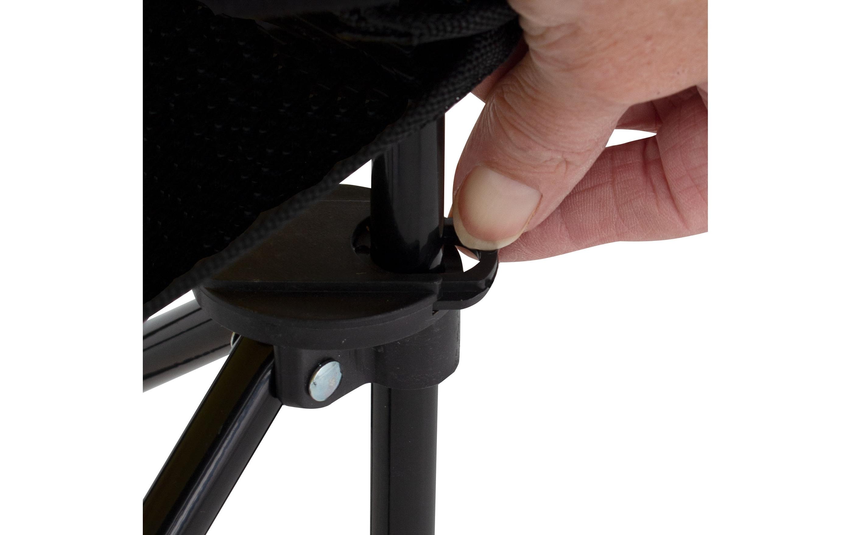 Eurotrail Campingstuhl Ardeche Panda Schwarz/Weiss