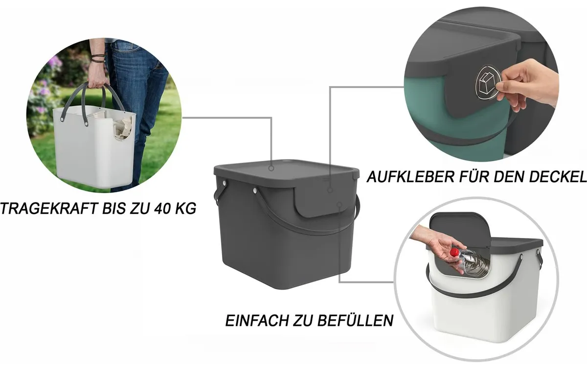 Rotho Recycling Set ALBULA 4 tlg. Rotho Recycling Set ALBULA 4 tlg.