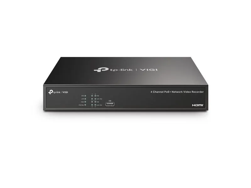 TP-Link Netzwerkrekorder NVR1004H-4P-2 TB 2 TB, 4 Kanal