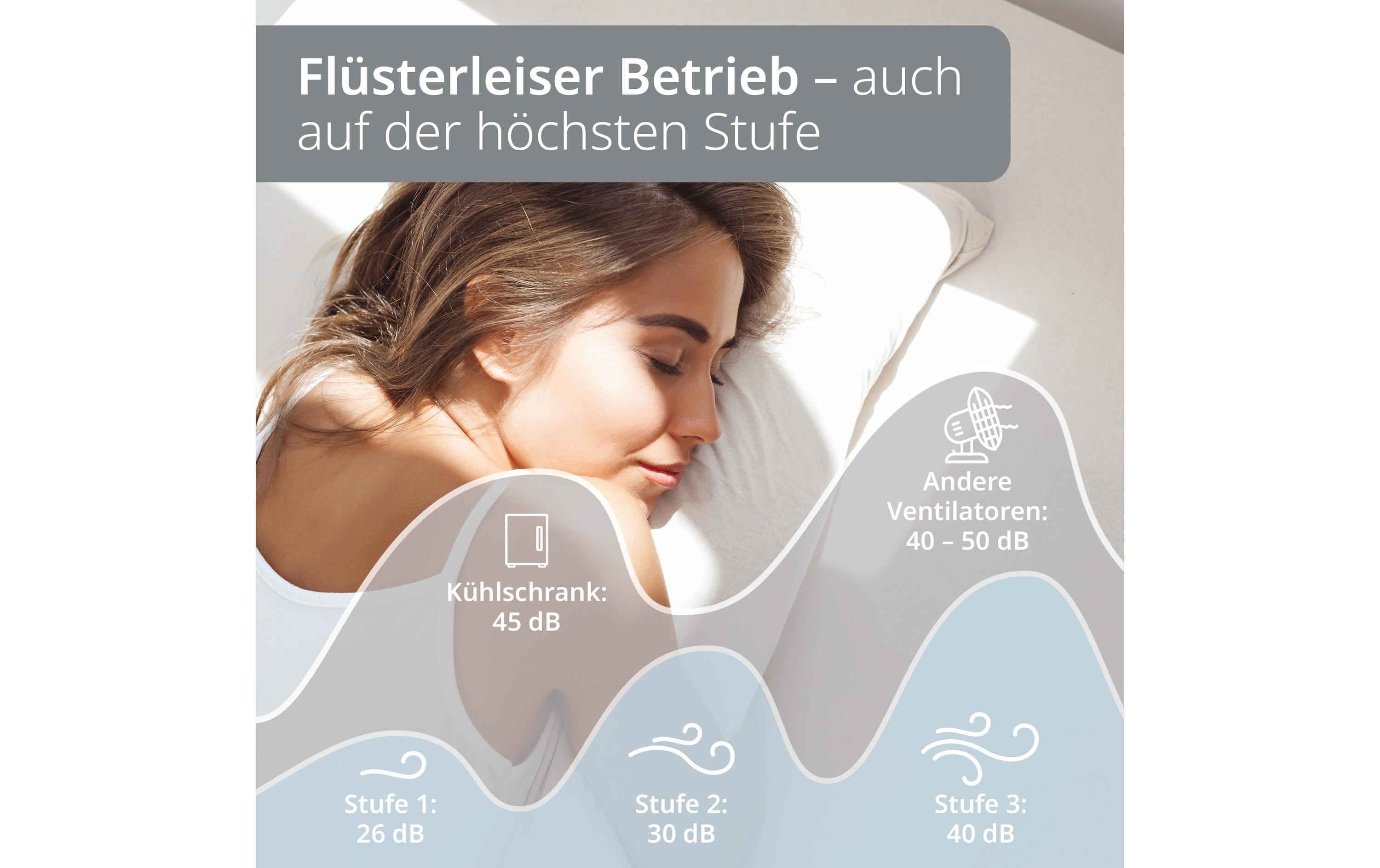 ADE Tischventilator kabellos Anthrazit