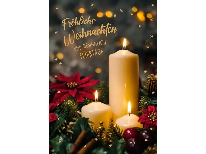 ABC Weihnachtskarten-Set A6, 5 Stück ABC Weihnachtskarten-Set A6, 5 Stück