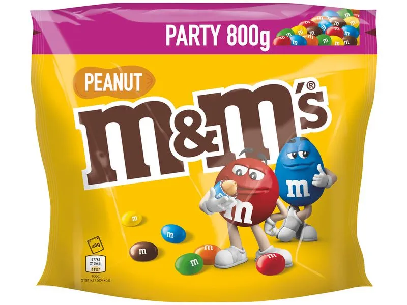M&Ms Peanut Party 800 g