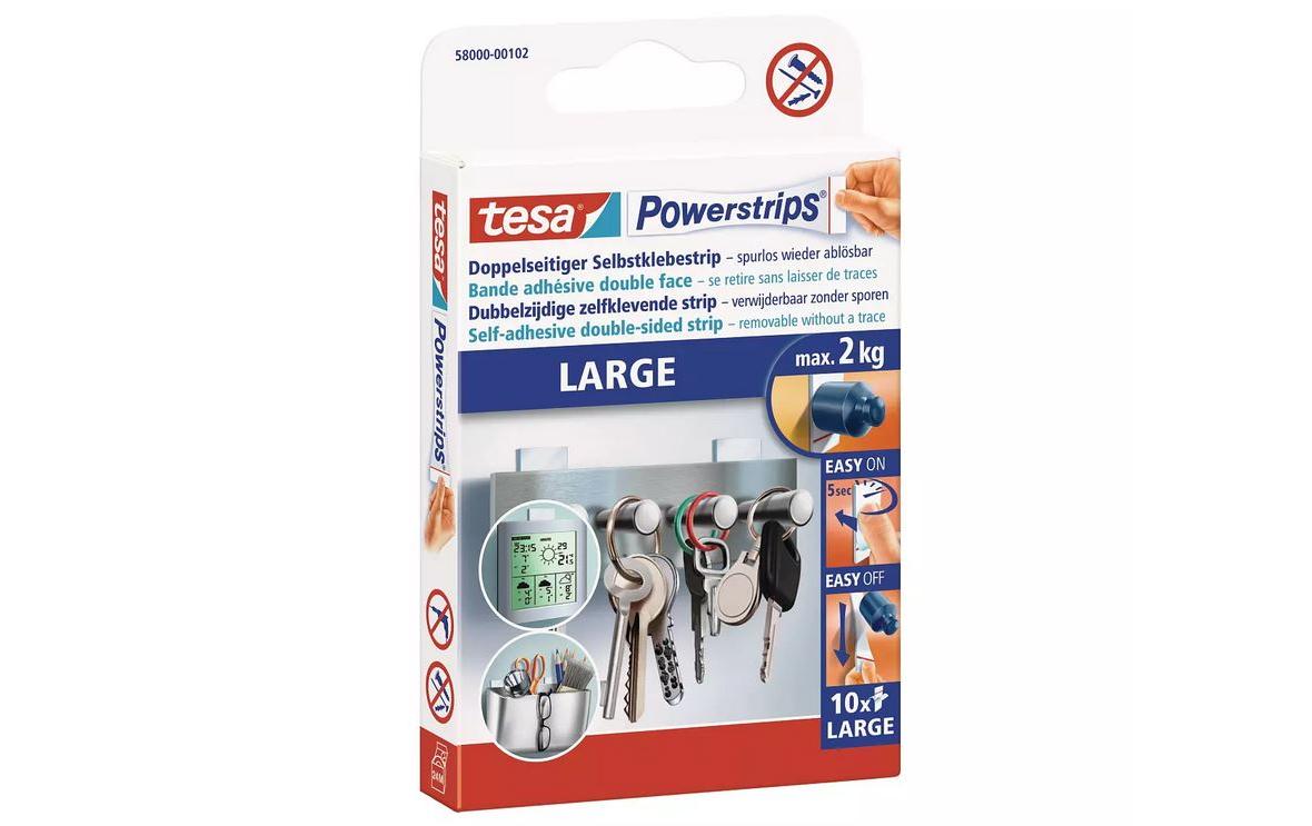 tesa Klebestreifen -Set Powerstrips 2 kg, 3x Large
