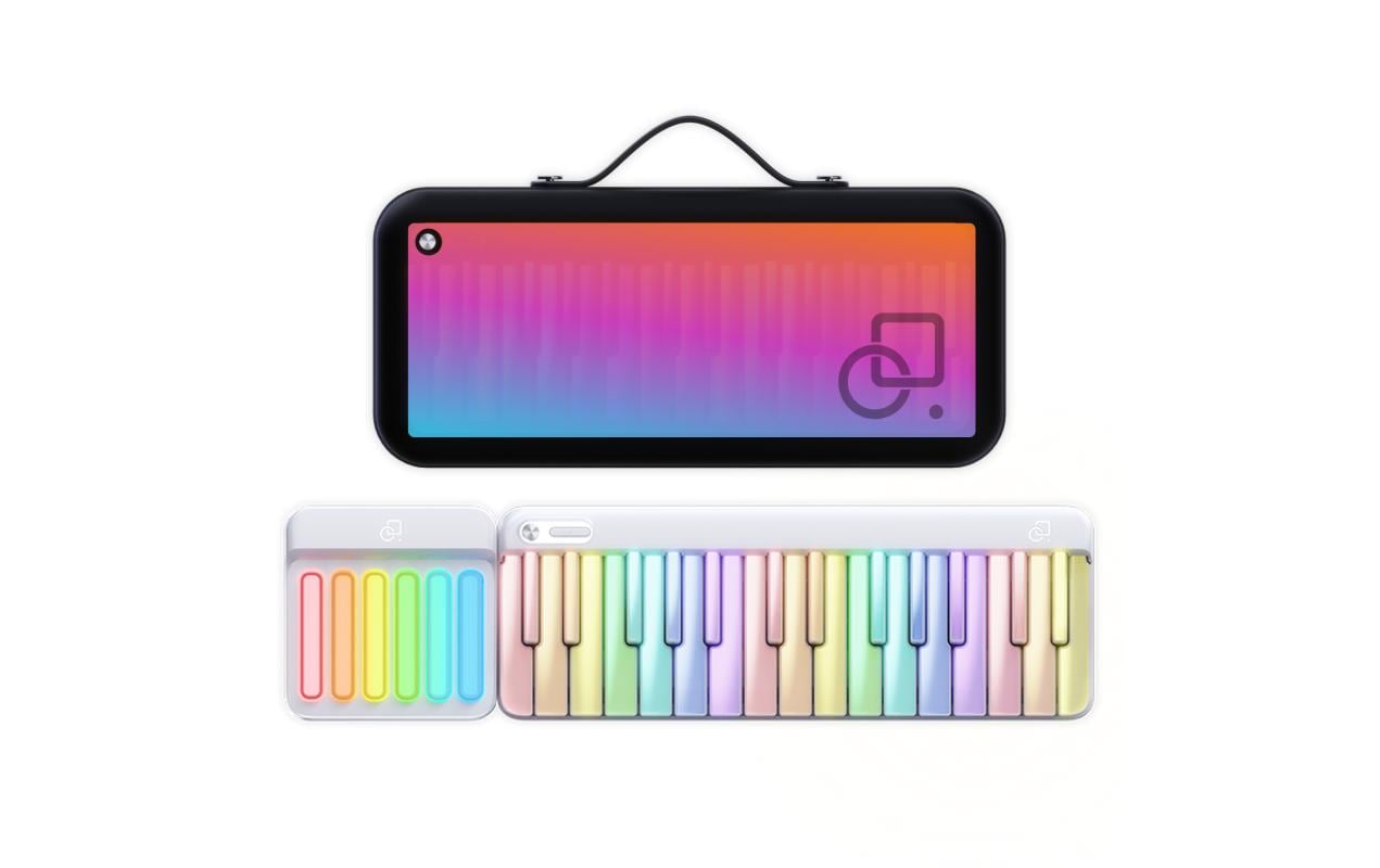 PopuMusic Keyboard PopuPiano 1 Set Weiss