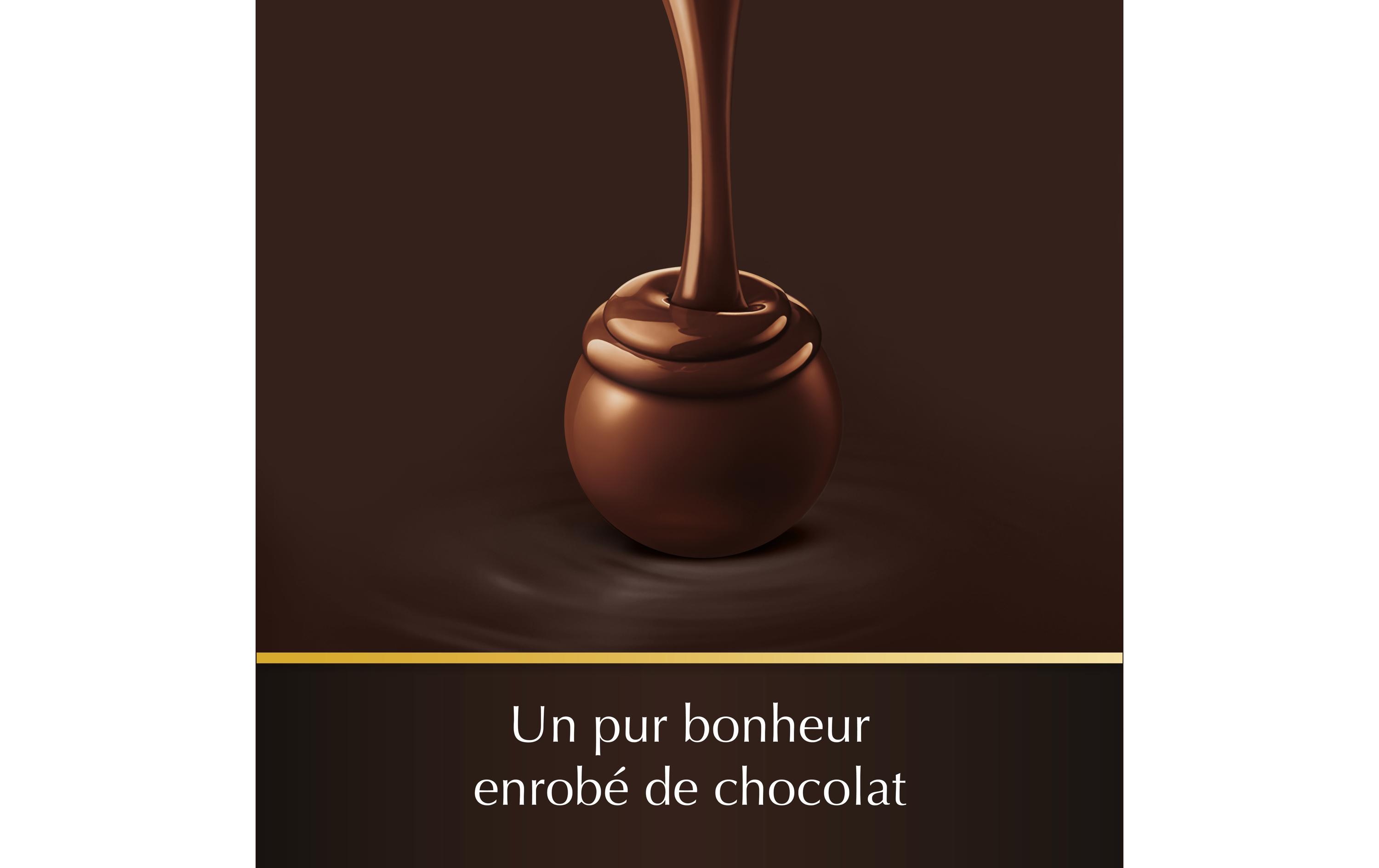 Lindt Schokoladen-Pralinen Lindor Kugeln Dunkel 70% Kakao 200 g