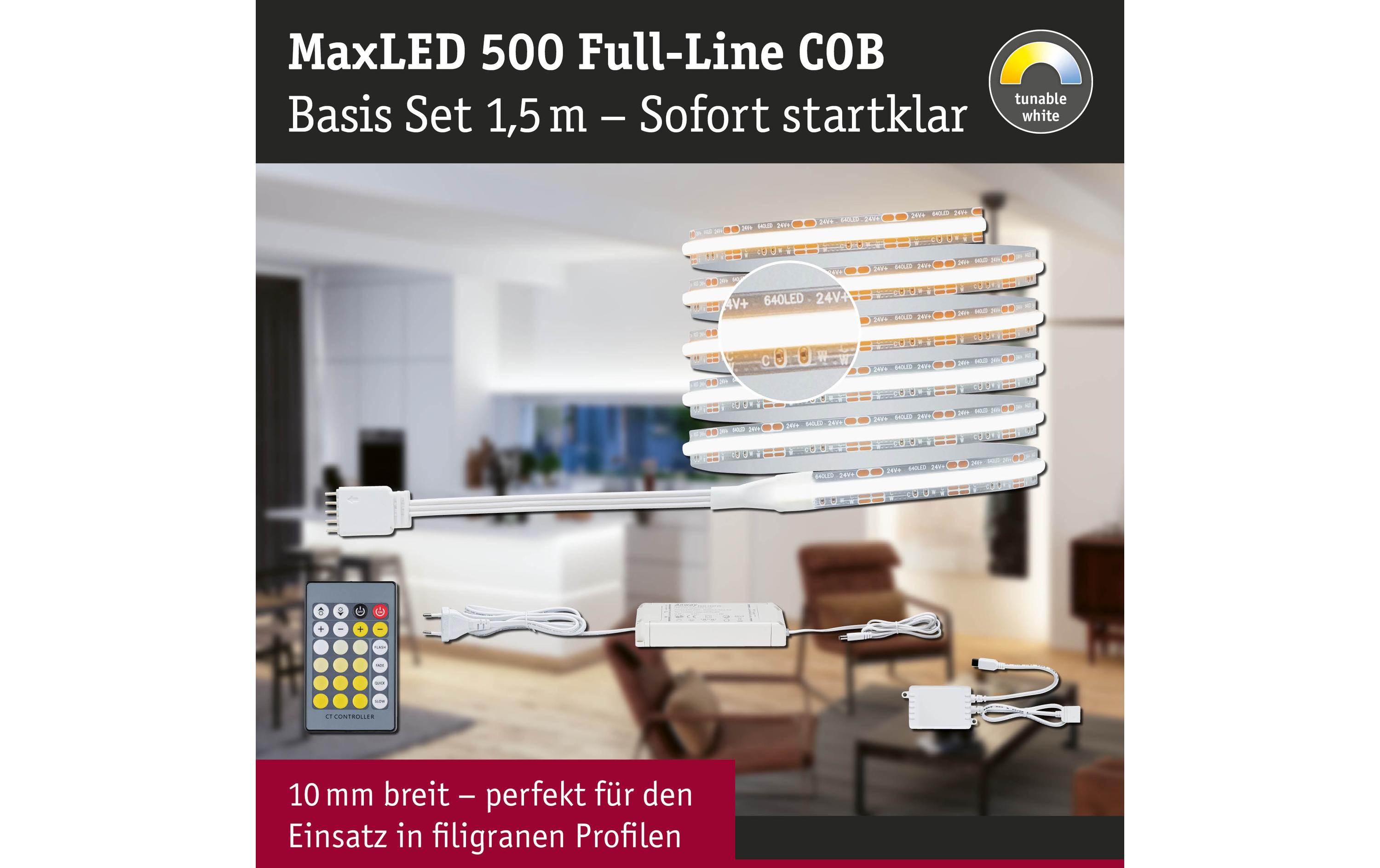 Paulmann MaxLED 500 LED Strip Full-Line COB Basisset