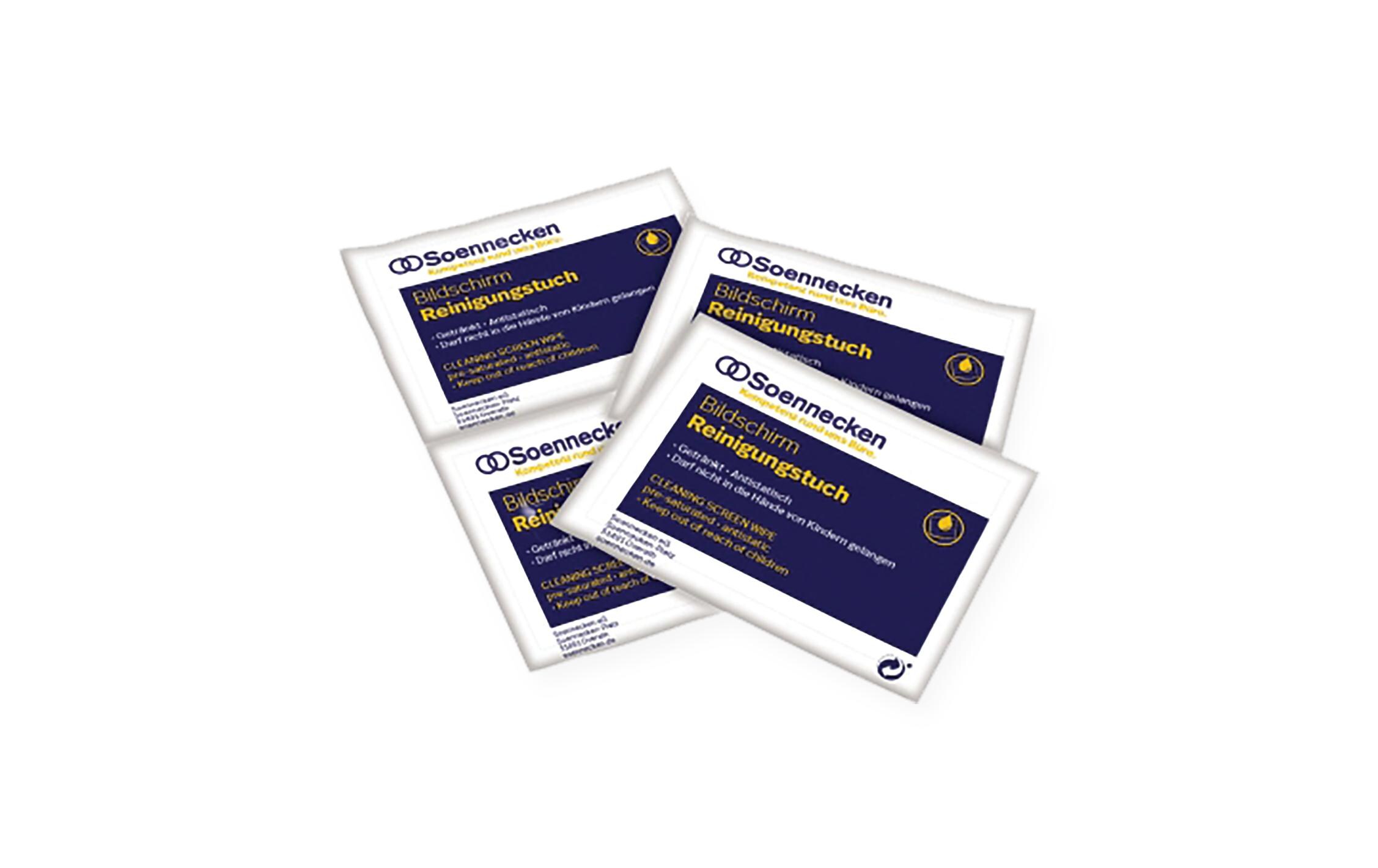 Soennecken Bildschirmreinigungstücher 20 Stück Soennecken Bildschirmreinigungstücher 20 Stück