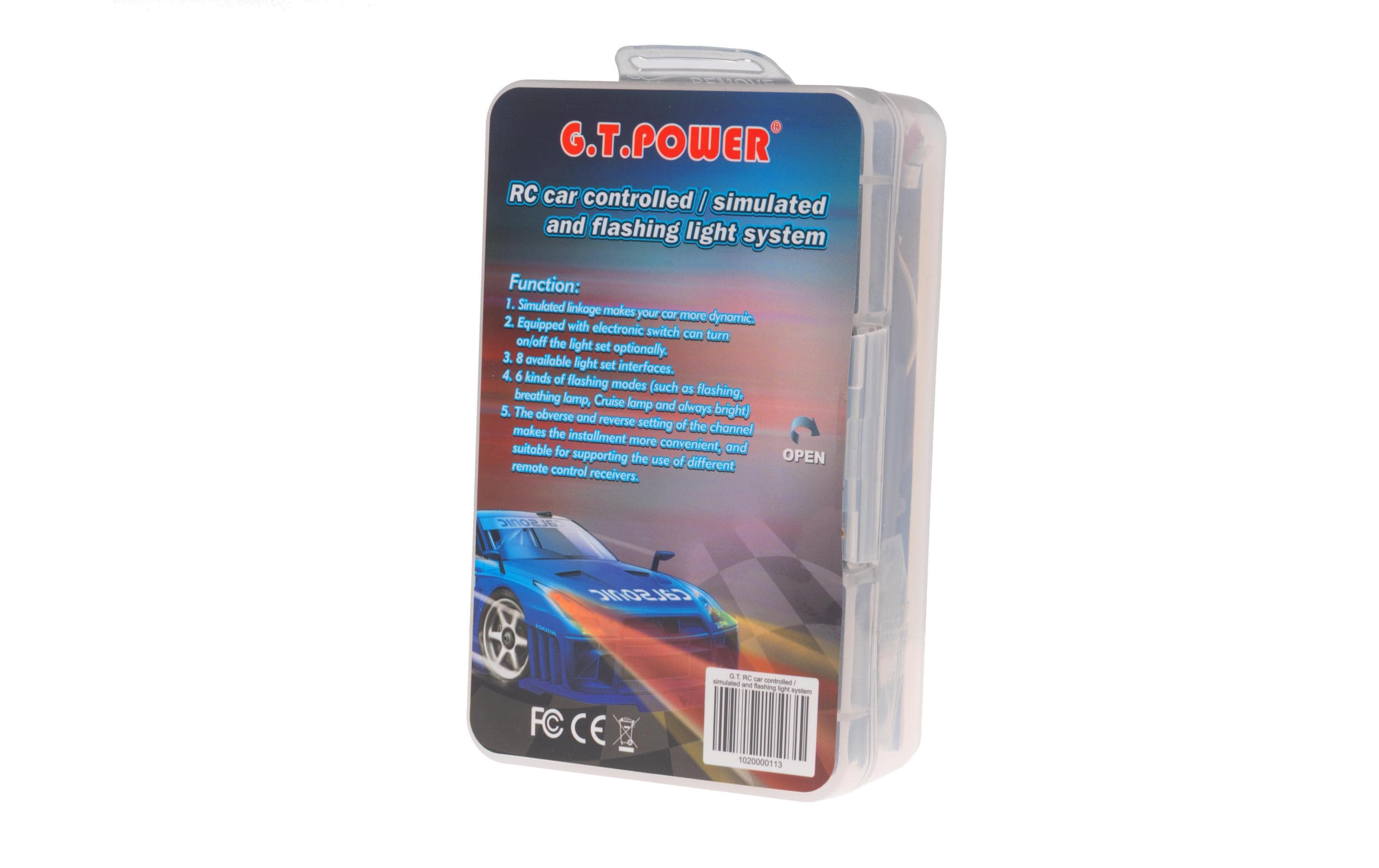 G.T. Power Modellbau-Beleuchtung Flashing Light System G.T. Power Modellbau-Beleuchtung Flashing Light System