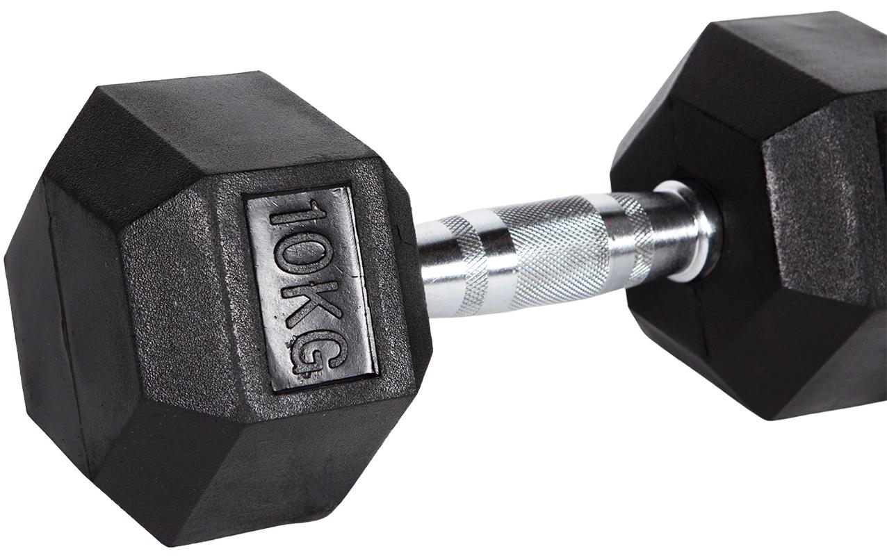 Fitcom Hex Dumbbell 10 kg