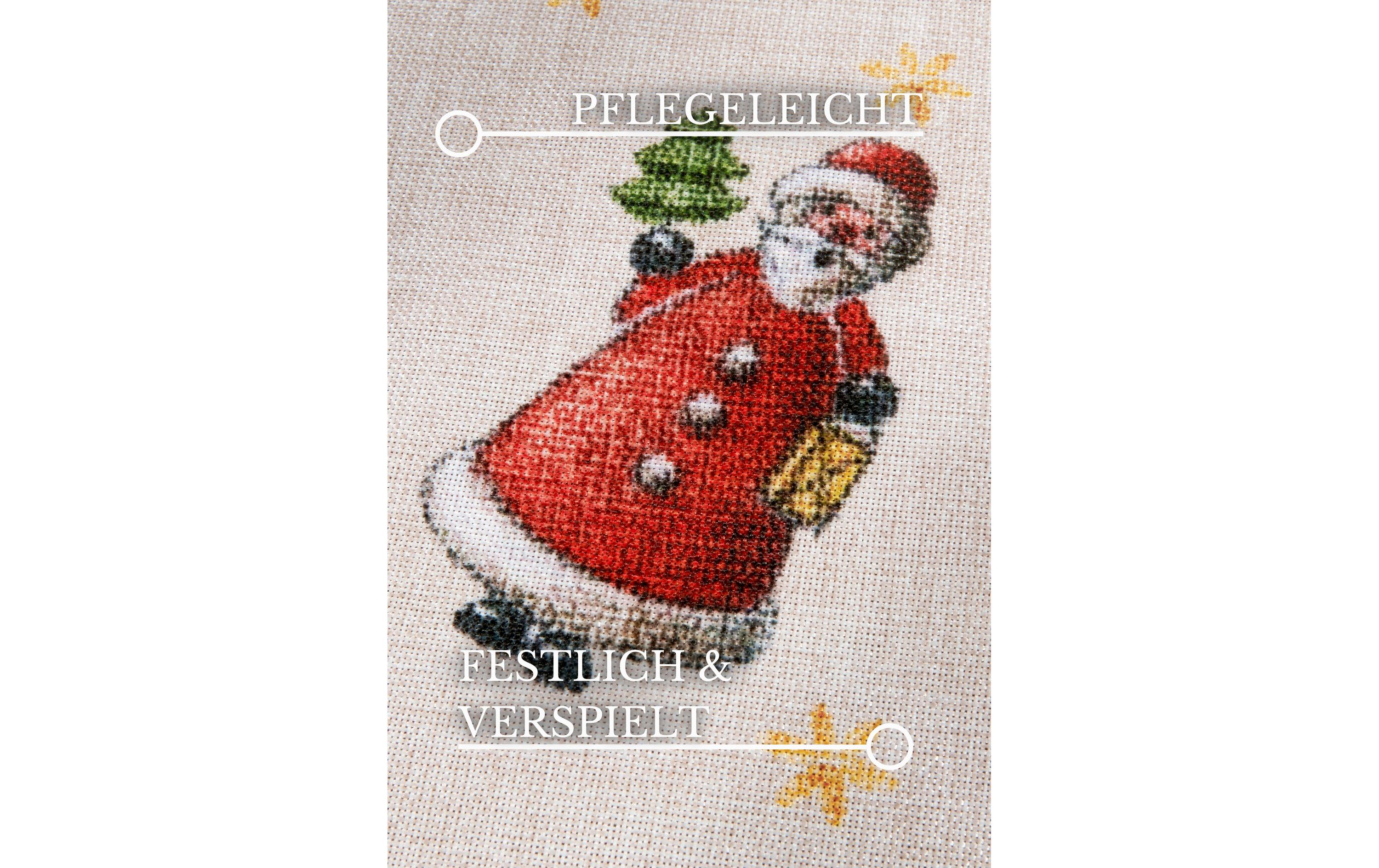 Villeroy & Boch Weihnachtsteppich Nostalgic 160 x 230 cm, Rot