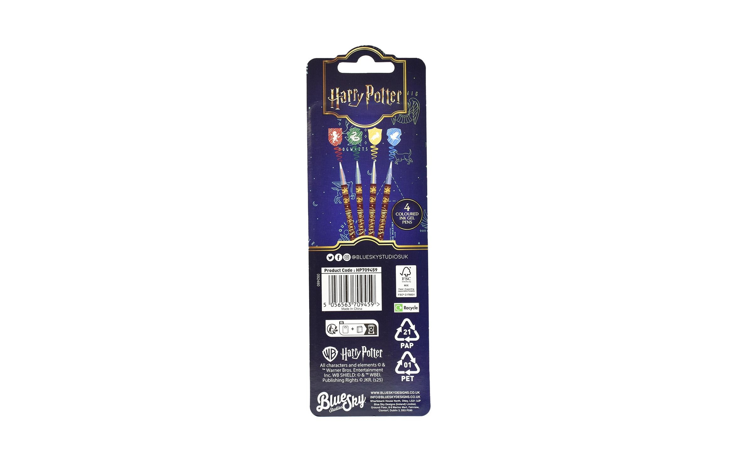 Thumbs Up! Harry Potter Gelstift 4er Set Magical Locations Mehrfarbig