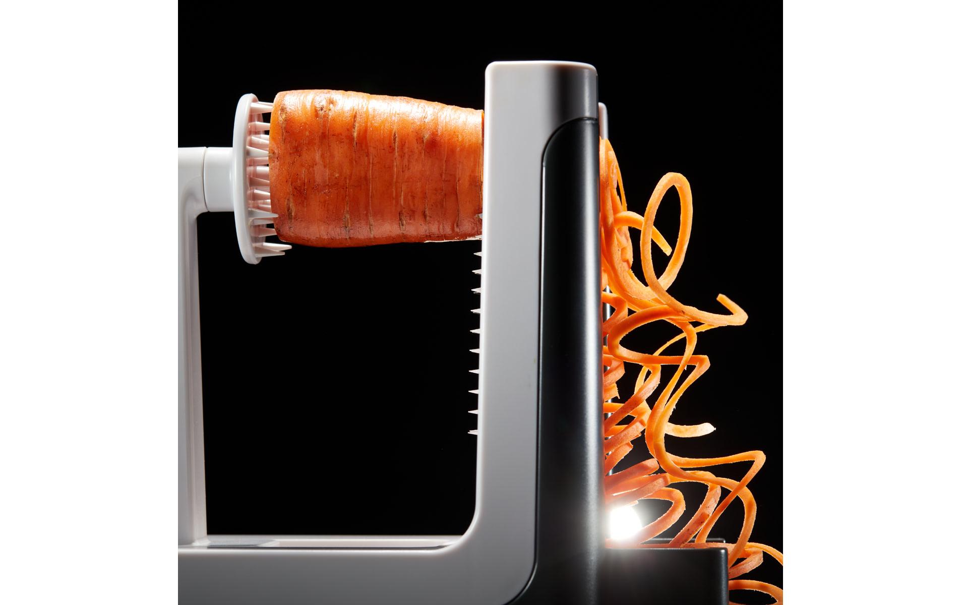 Lurch Spiralschneider mit Messereinsätzen Grau/Weiss