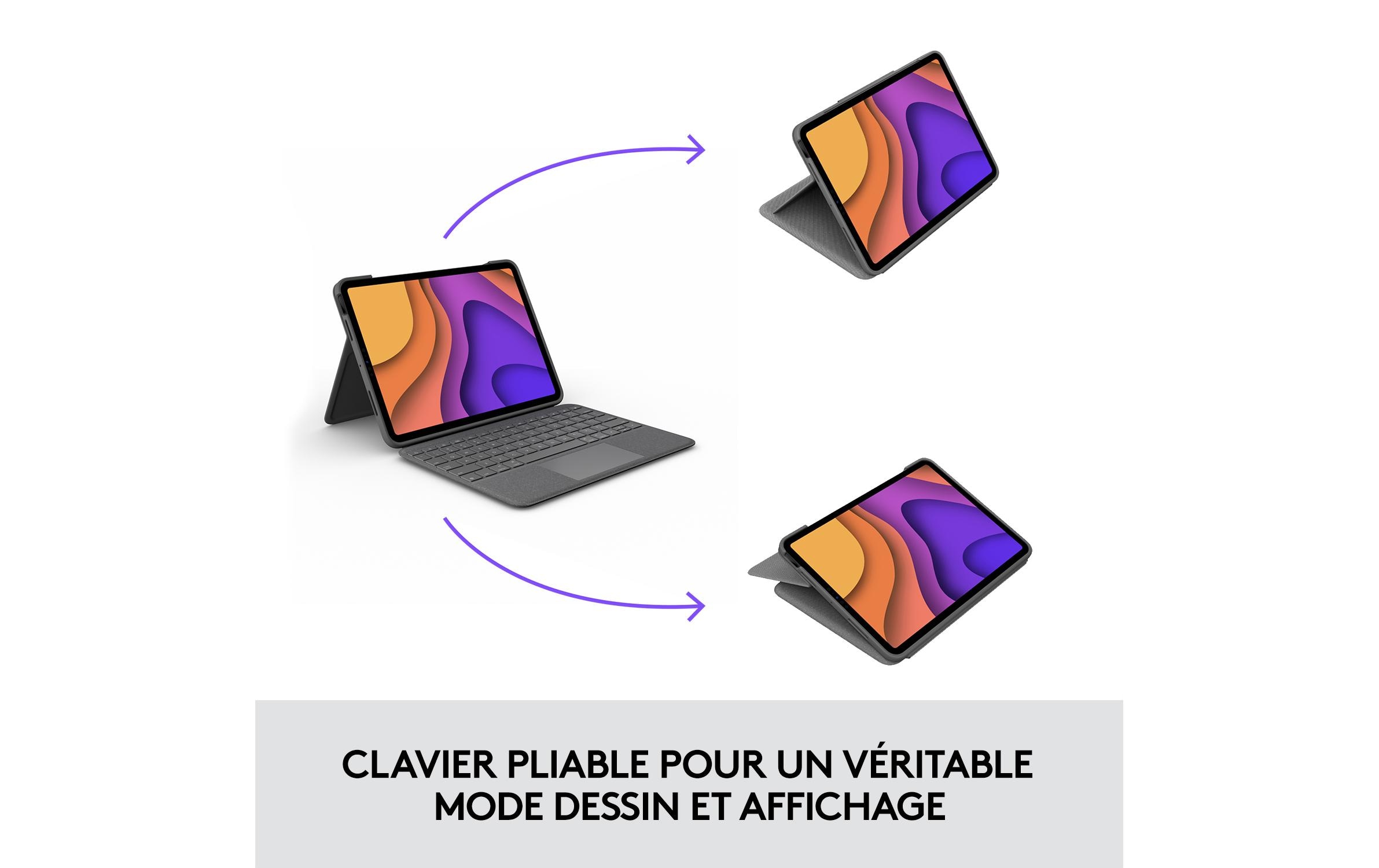 Logitech Tablet Tastatur Cover Folio Touch iPad Air (4. & 5. Gen)