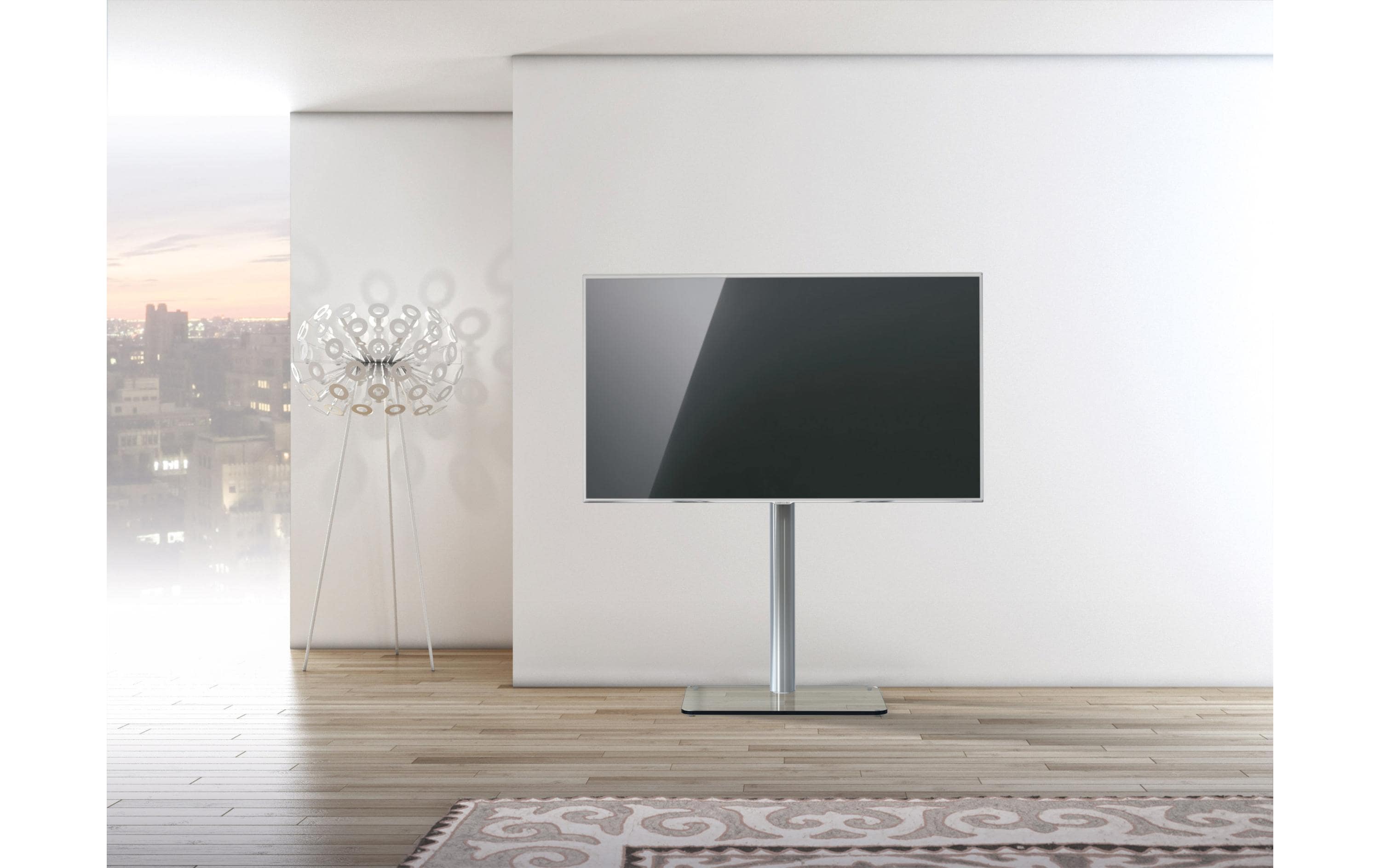 Just Racks TV-Möbel TV600 Klarglas