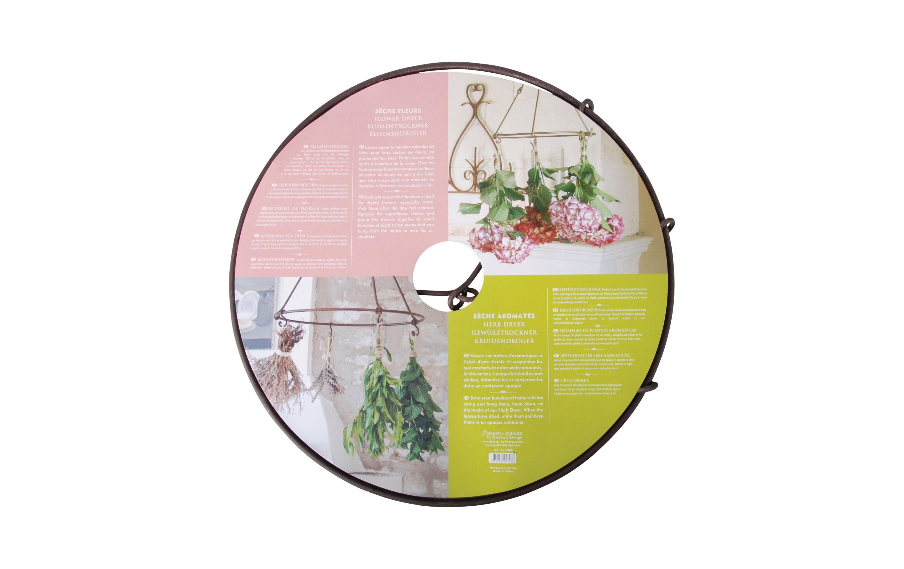 Esschert Design Hängedekoration Blumen- und Kräutertrockner