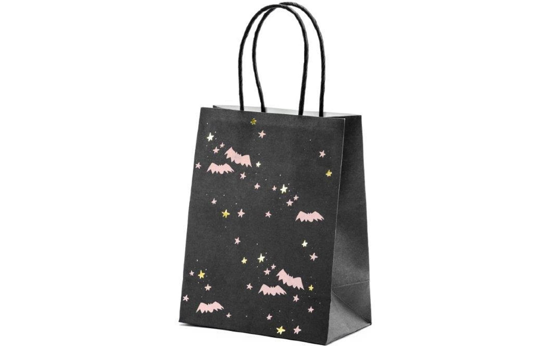 Partydeco Geschenkbox Fledermäuse Schwarz