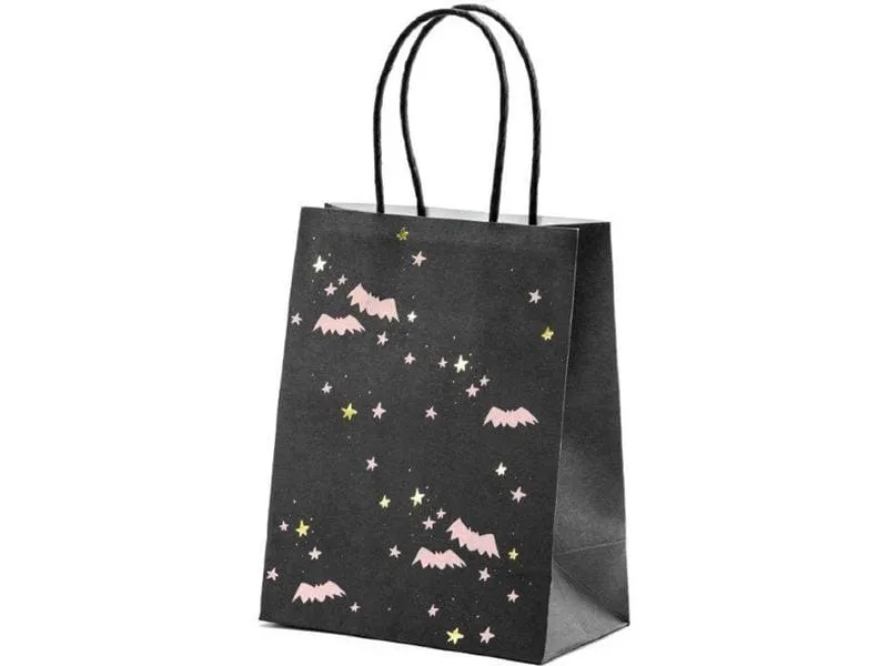 Partydeco Geschenkbox Fledermäuse Schwarz Partydeco Geschenkbox Fledermäuse Schwarz