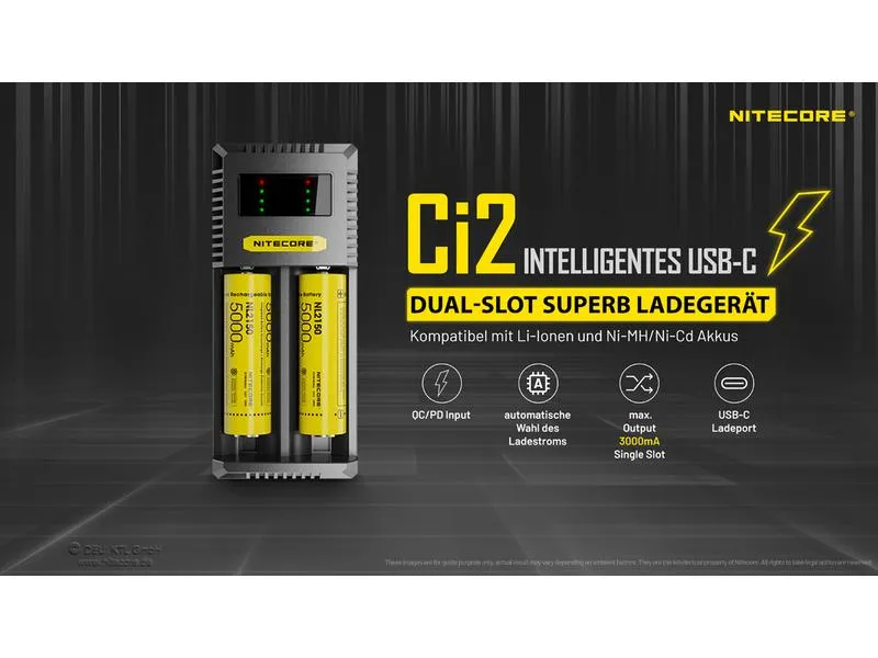 Nitecore Ladegerät Ci2 35000 mAh Nitecore Ladegerät Ci2 35000 mAh