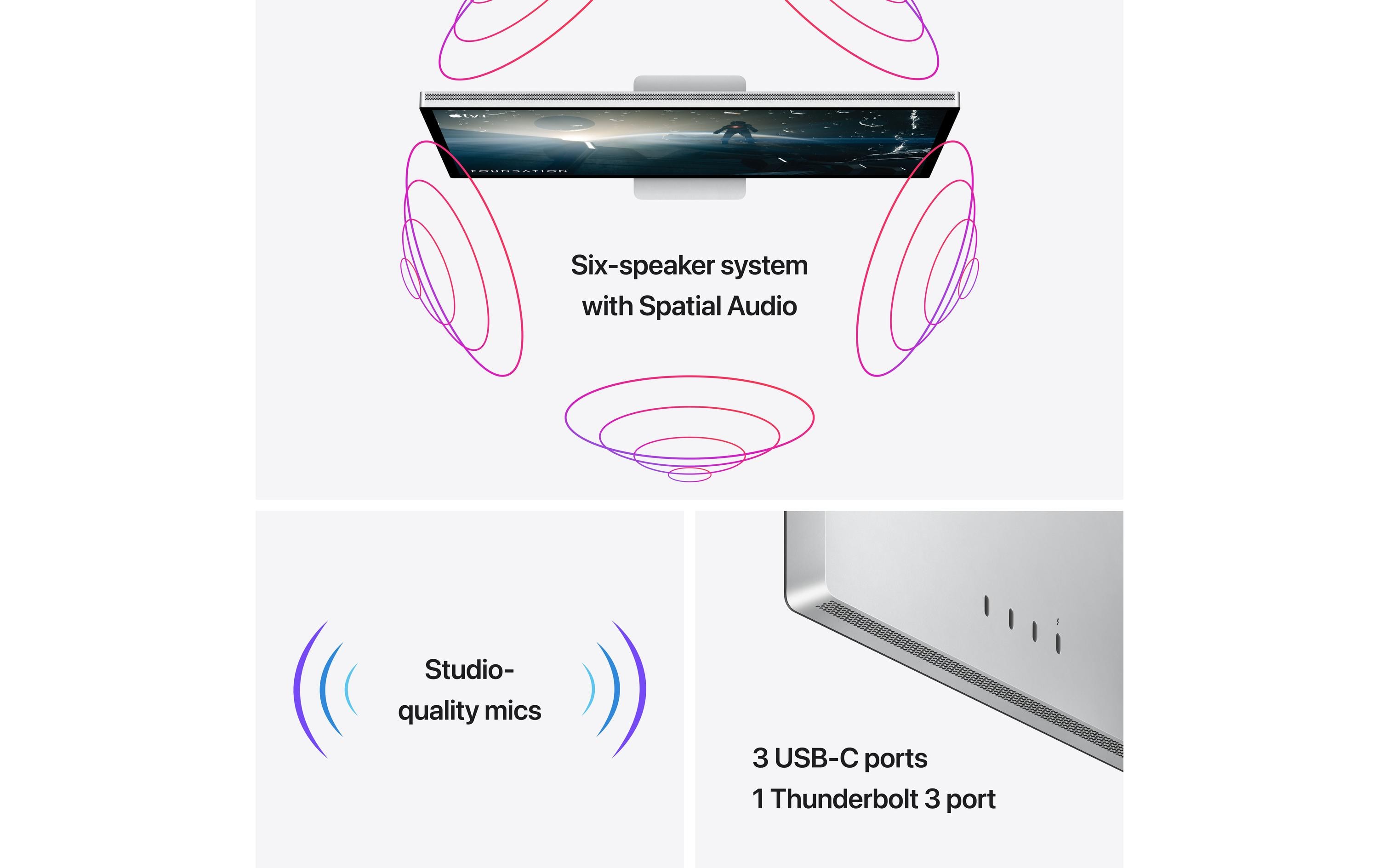 Apple 27 Studio Display (Standardglas, Neigung)