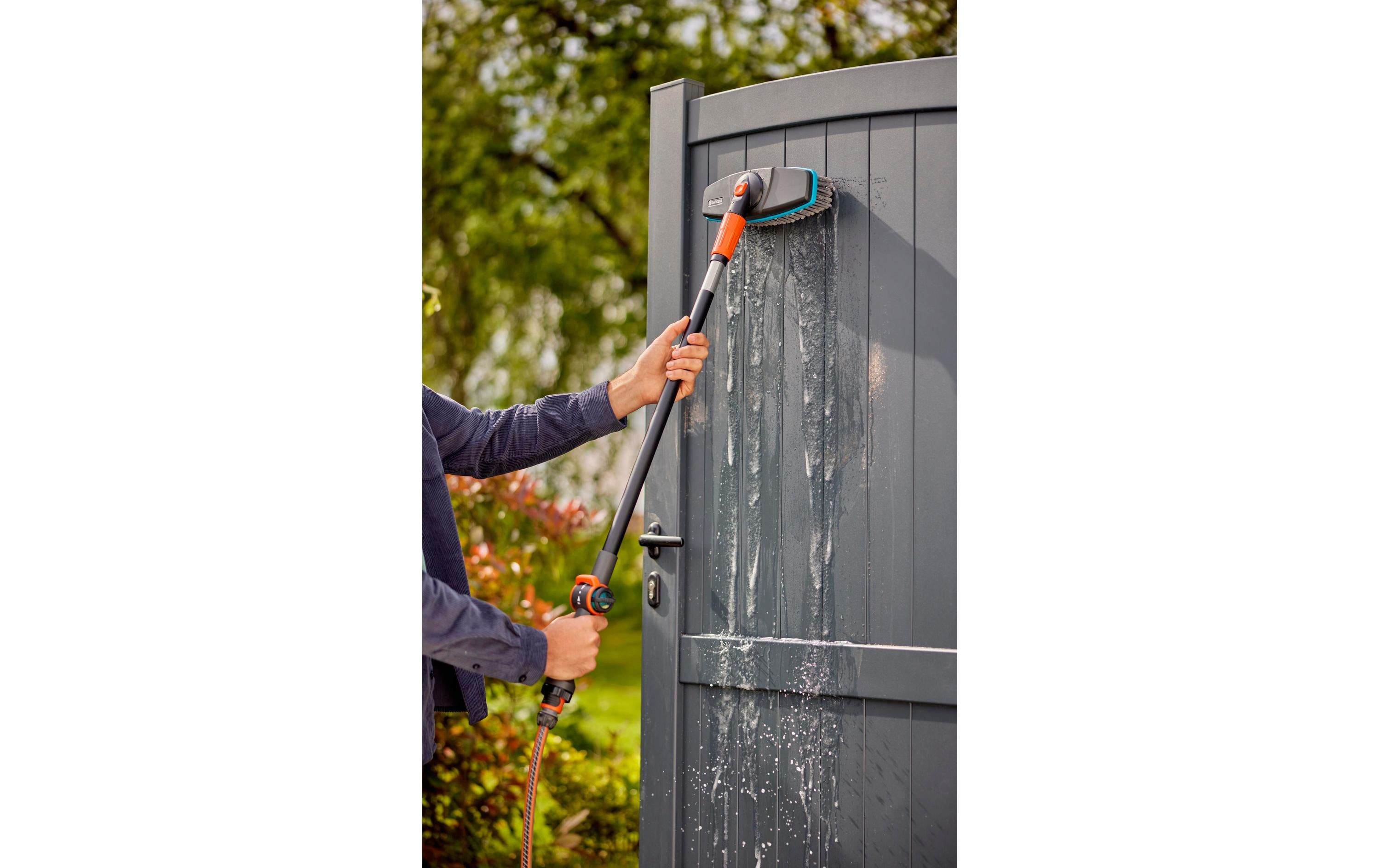 GARDENA Cleansystem Wasch-Set mit Stiel soft GARDENA Cleansystem Wasch-Set mit Stiel soft