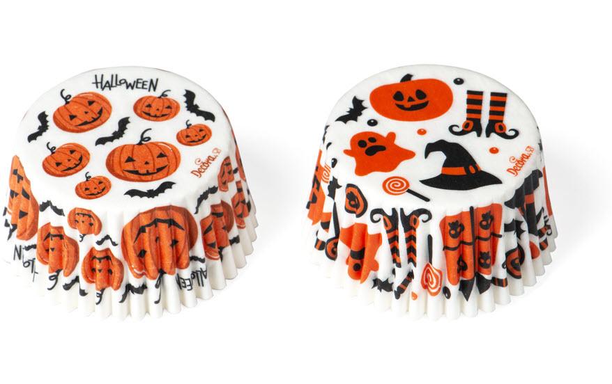 Decora Muffin-Backform Halloween ø 5 cm, Weiss, 1 Stück