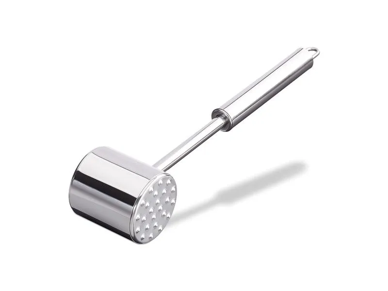 relaxdays Fleischklopfer Silber relaxdays Fleischklopfer Silber