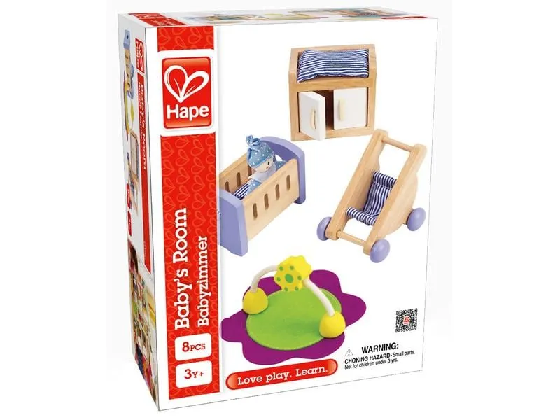 Hape Puppenhausmöbel Babyzimmer Hape Puppenhausmöbel Babyzimmer