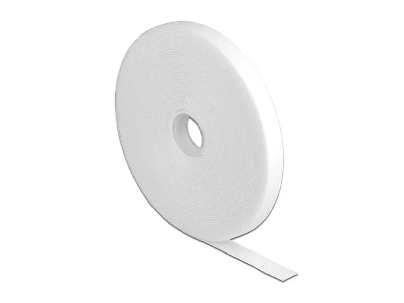 Delock Klettband 10 m x 13 mm Weiss Delock Klettband 10 m x 13 mm Weiss