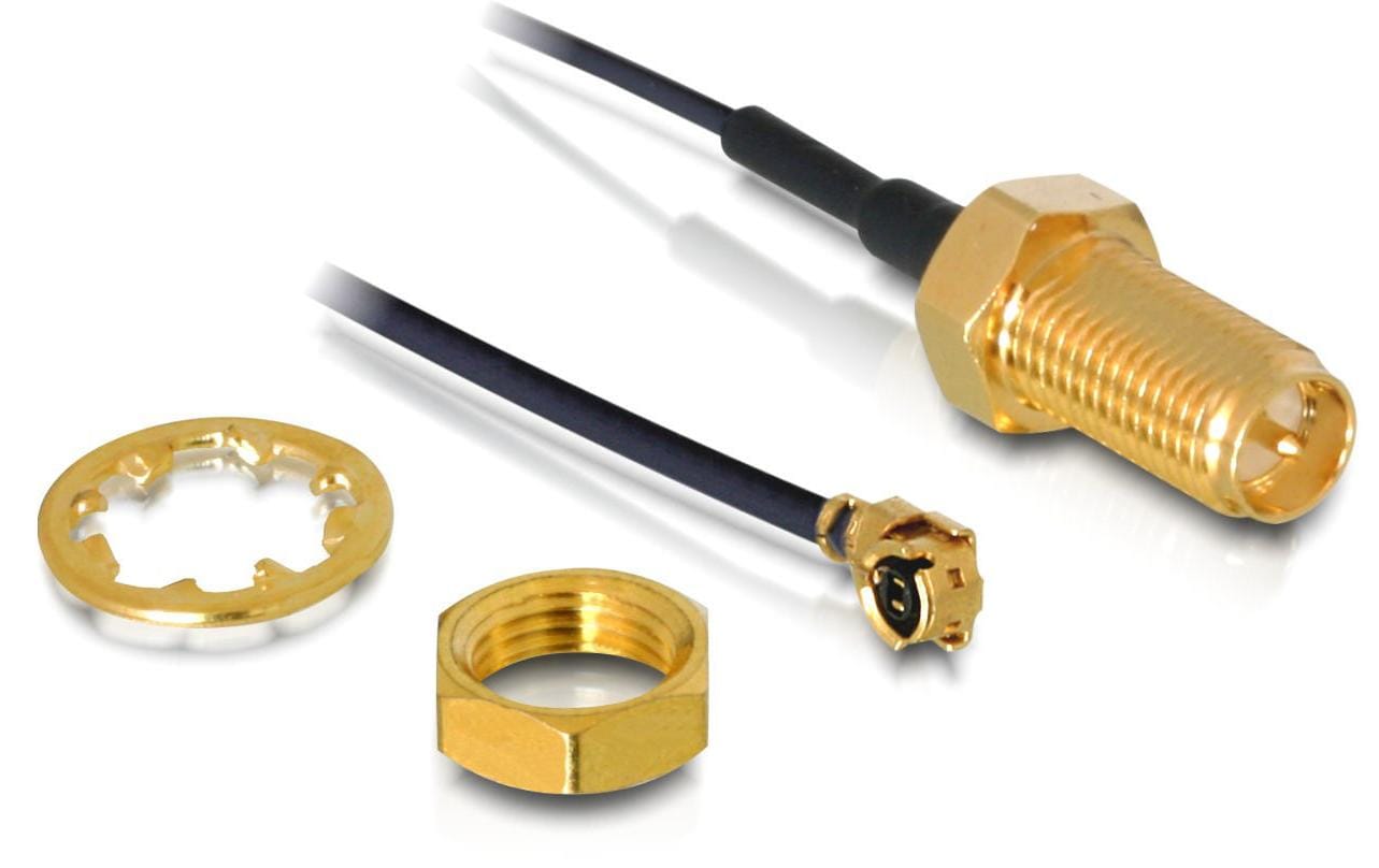 Delock Antennenkabel RP-SMA zu U.FL, 0.35 m Delock Antennenkabel RP-SMA zu U.FL, 0.35 m