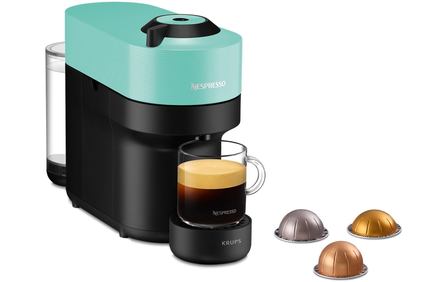 Krups Kaffeemaschine Nespresso Vertuo Pop XN9204 Aqua Mint