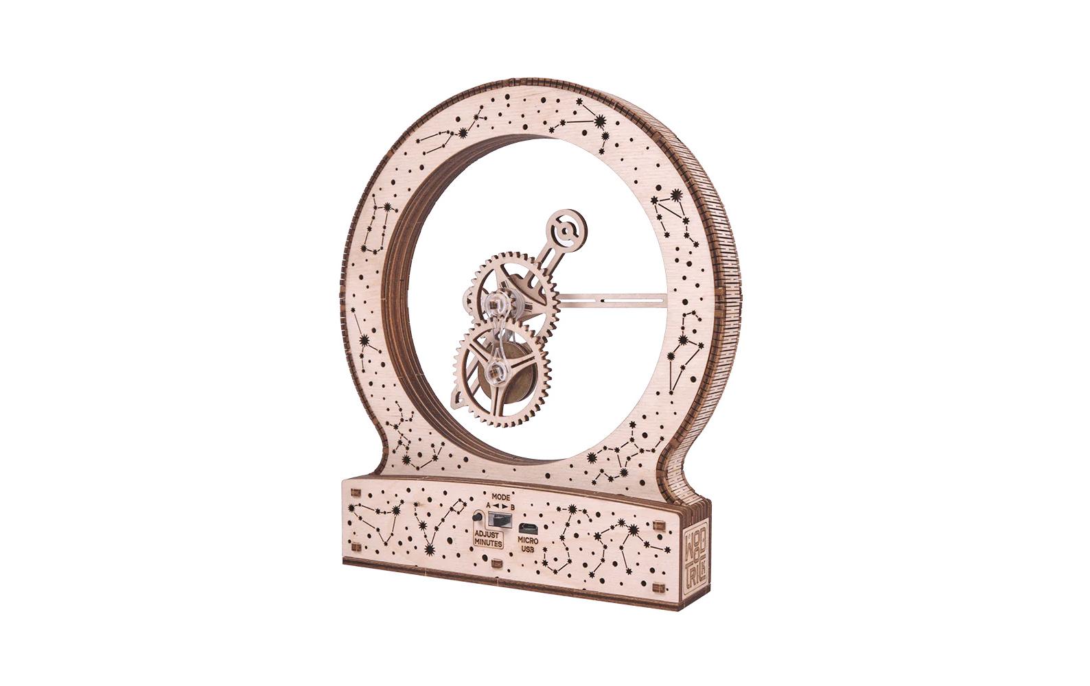 WoodTrick Bausatz Kinetic Clock: Zodiac