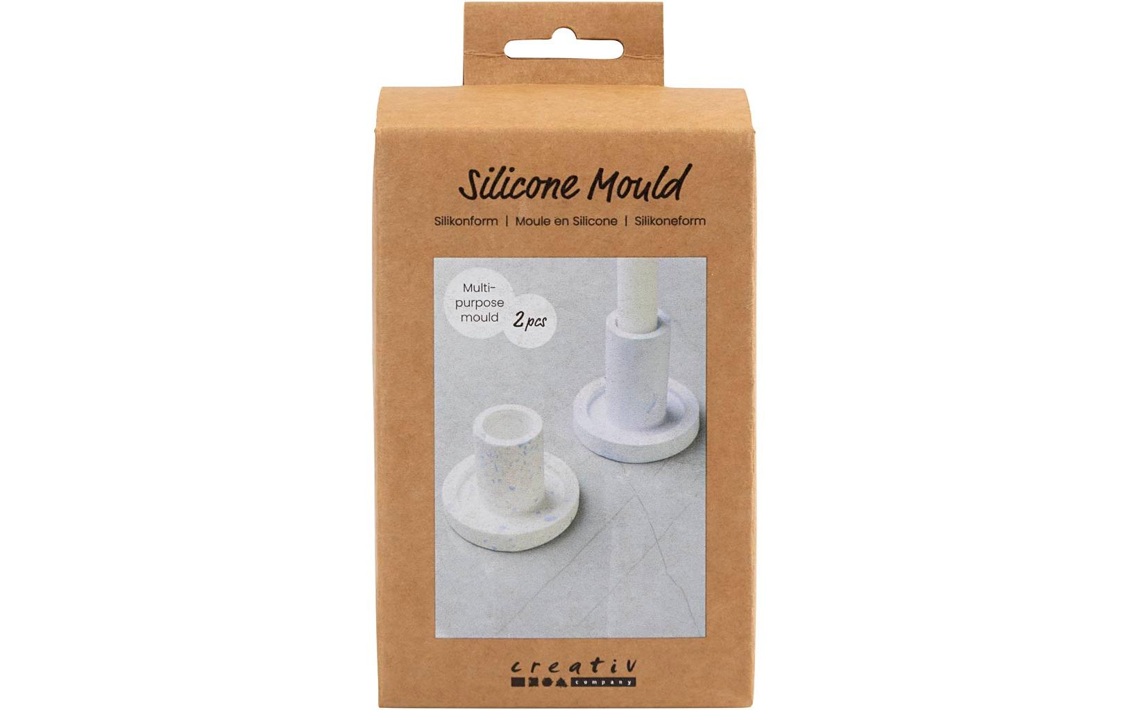 Creativ Company Giessform Silikon Kerzenhalter, 2 Sück Creativ Company Giessform Silikon Kerzenhalter, 2 Sück