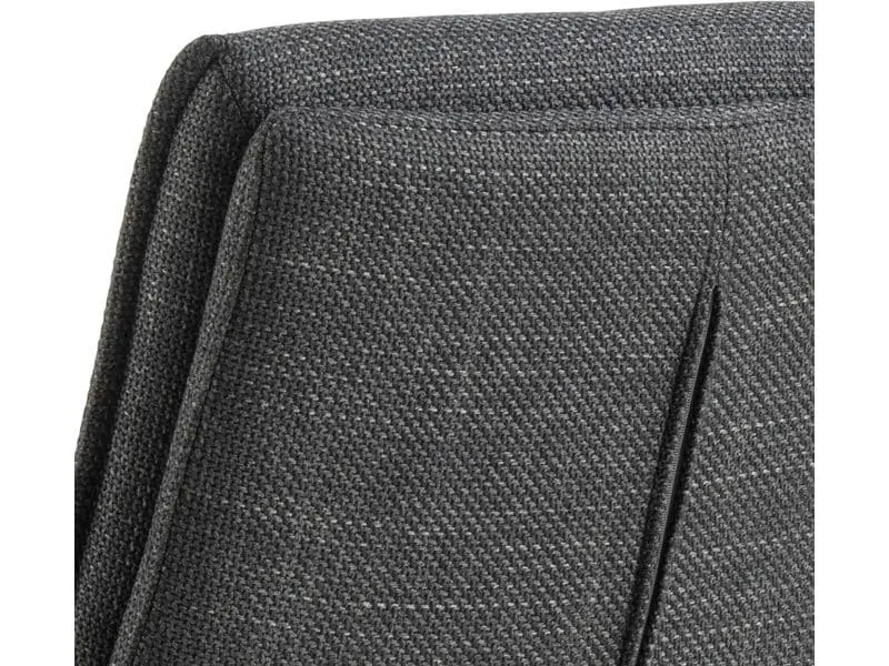 AC Design Barhocker Flynn, 2 Stück, 44 x 107 cm, Dunkelgrau