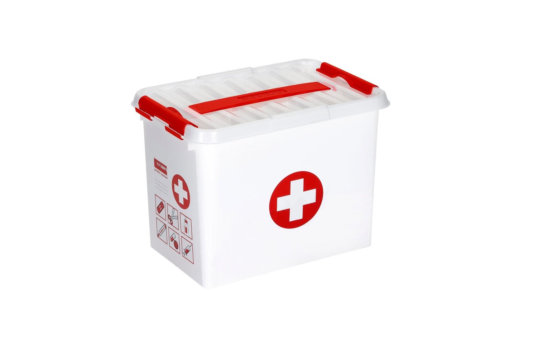 Sigma Home Erste Hilfe Box 9 l Weiss Sigma Home Erste Hilfe Box 9 l Weiss