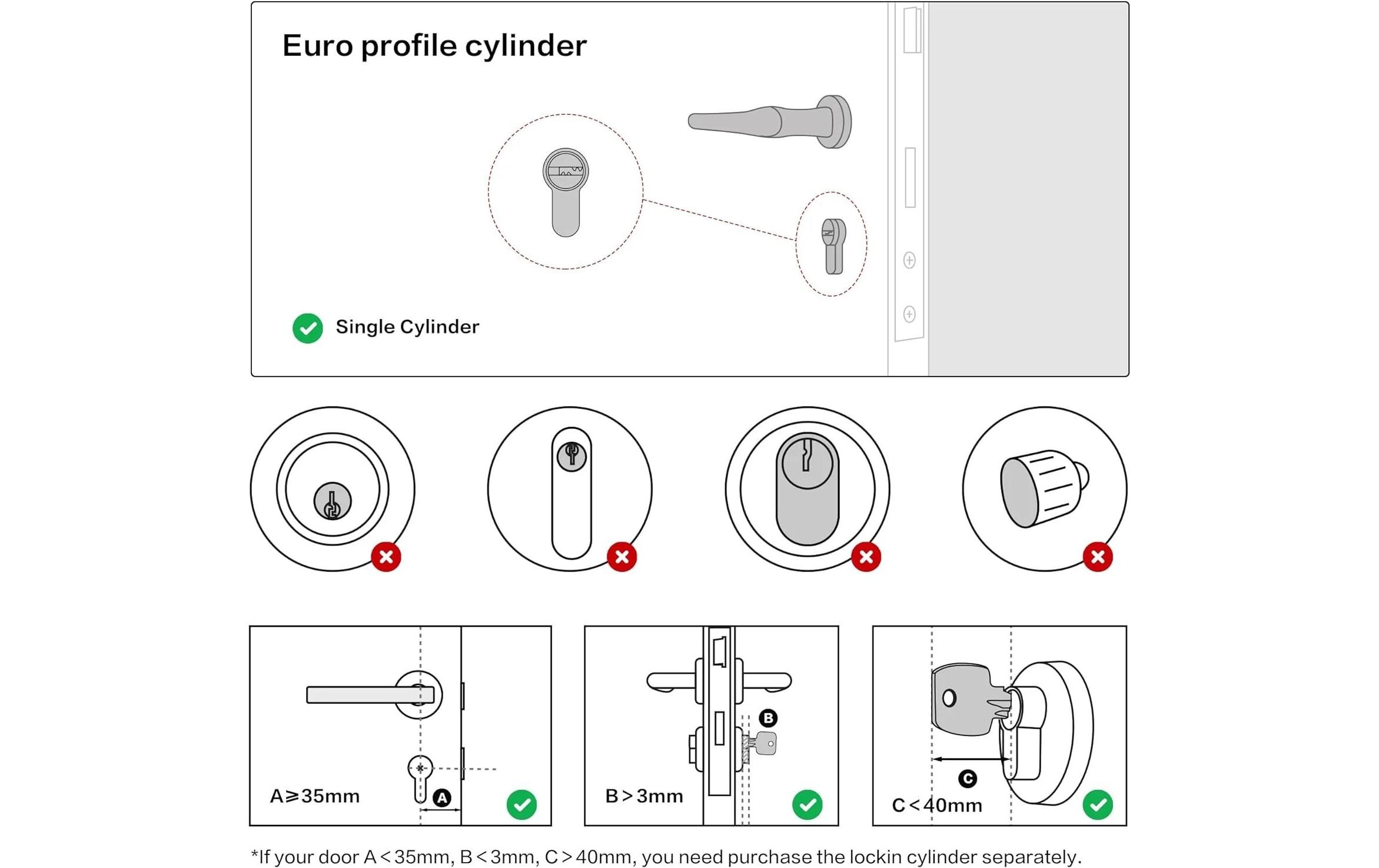 LOCKIN Smart Lock G30 (3 in 1) EU Grau