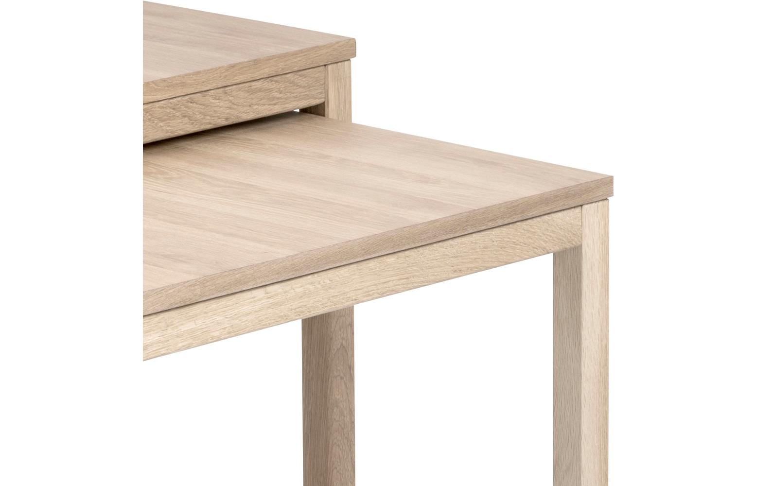 AC Design Couchtisch Cornus 2-er Set, Nature