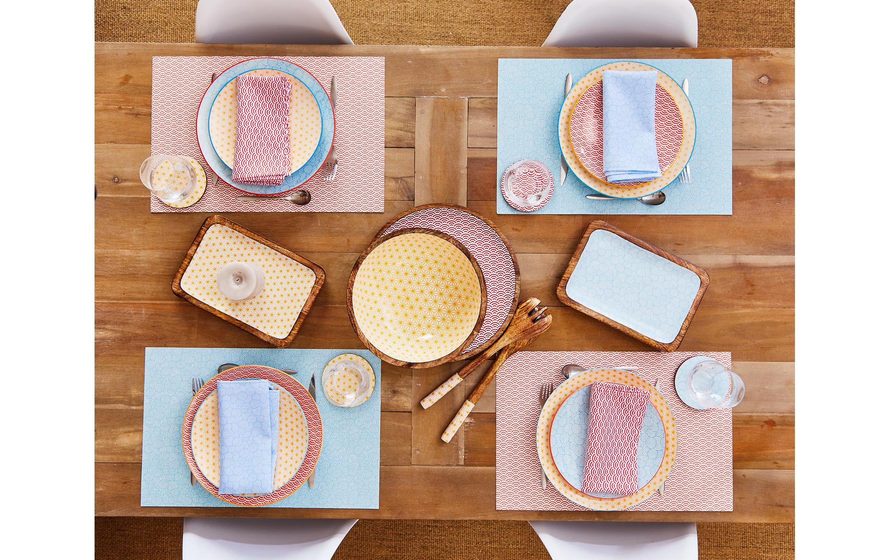 Björn Frühstücks- & Dessertteller Pattern Mehrfarbig, Ø21 cm