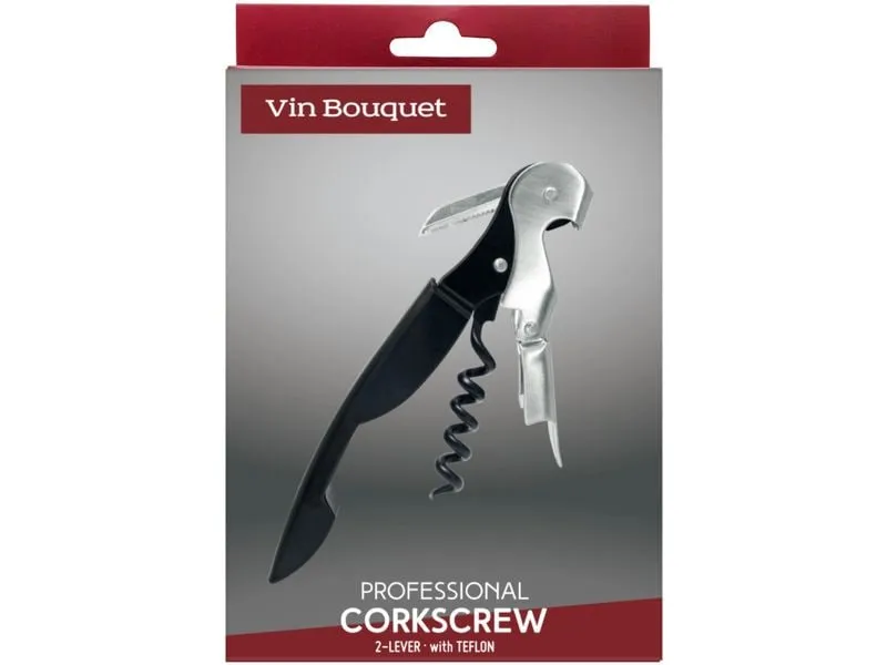 Vin Bouquet Kellnermesser Professional Schwarz