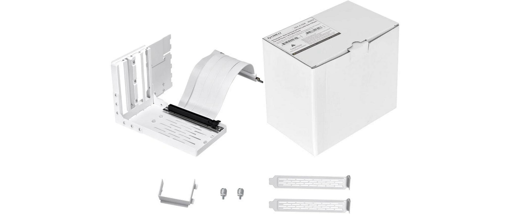 Lian Li VG4-4-V2W Vertical GPU Kit Weiss